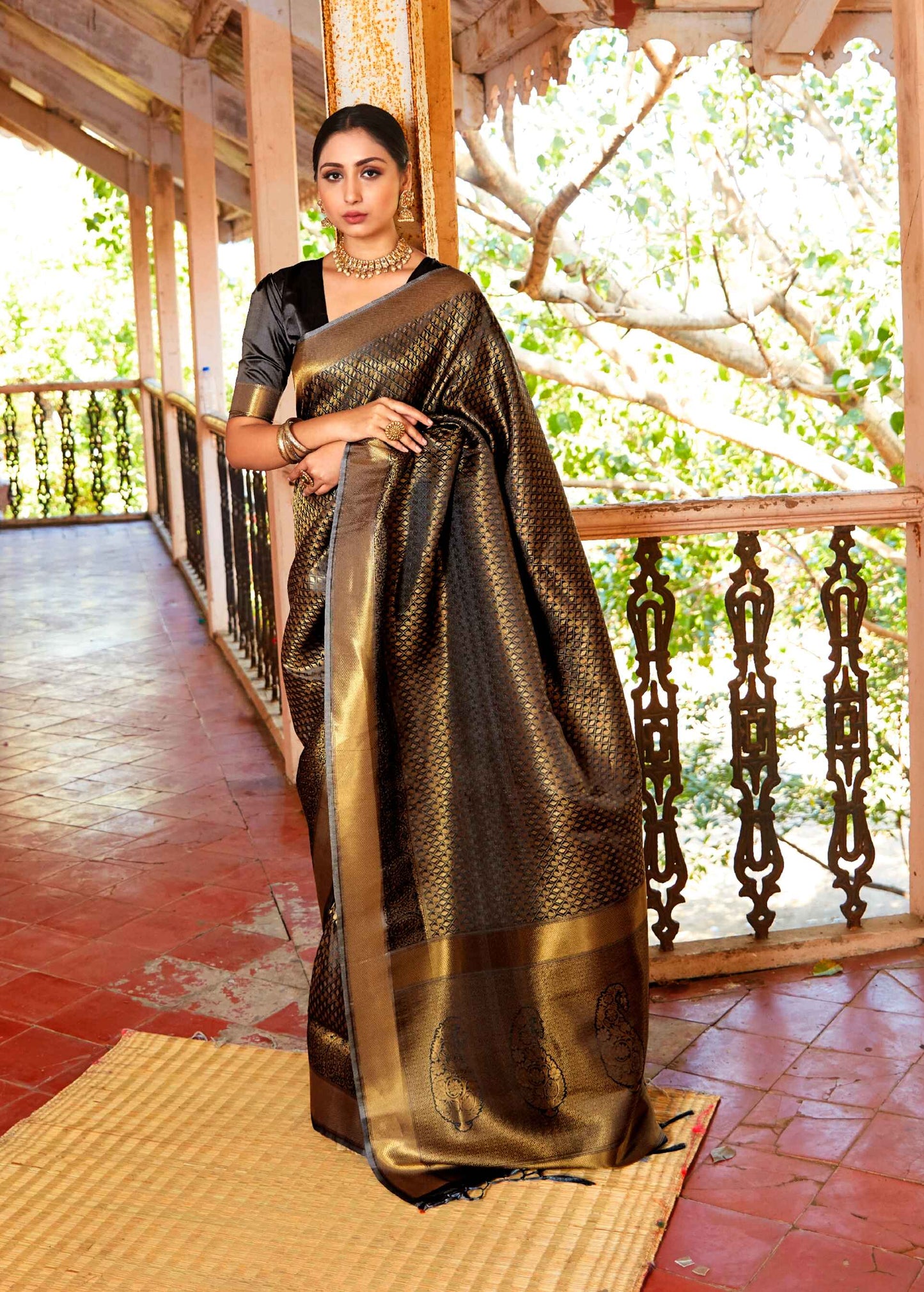 Tissue Pure Kanjivaram Silk Sarees