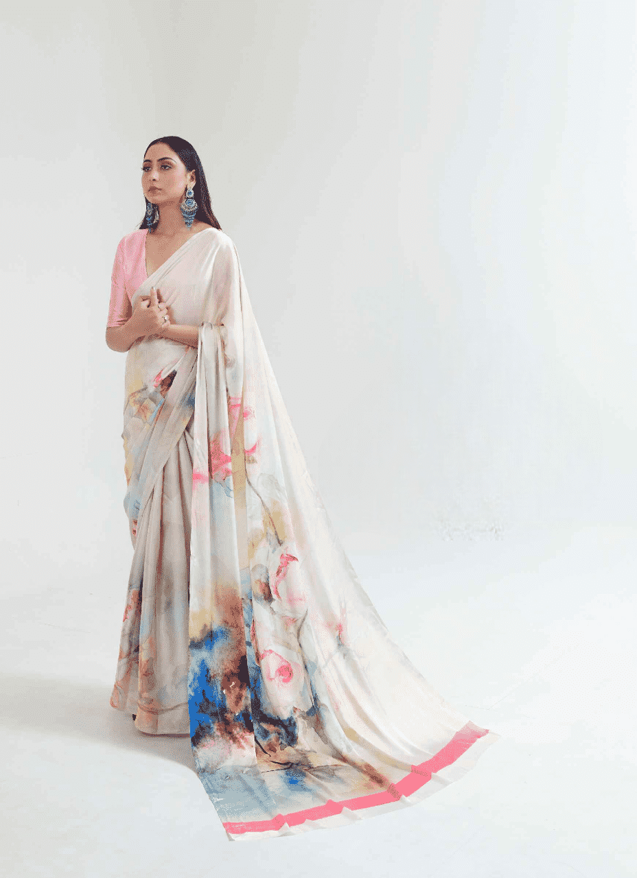 Digital Printed Silk Sarees