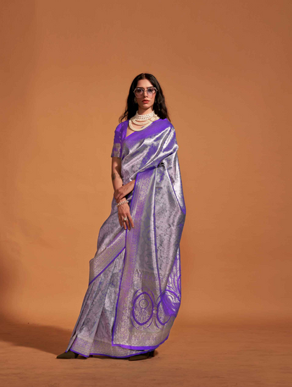 Shiny Kanchipuram Tissue Silk Sarees