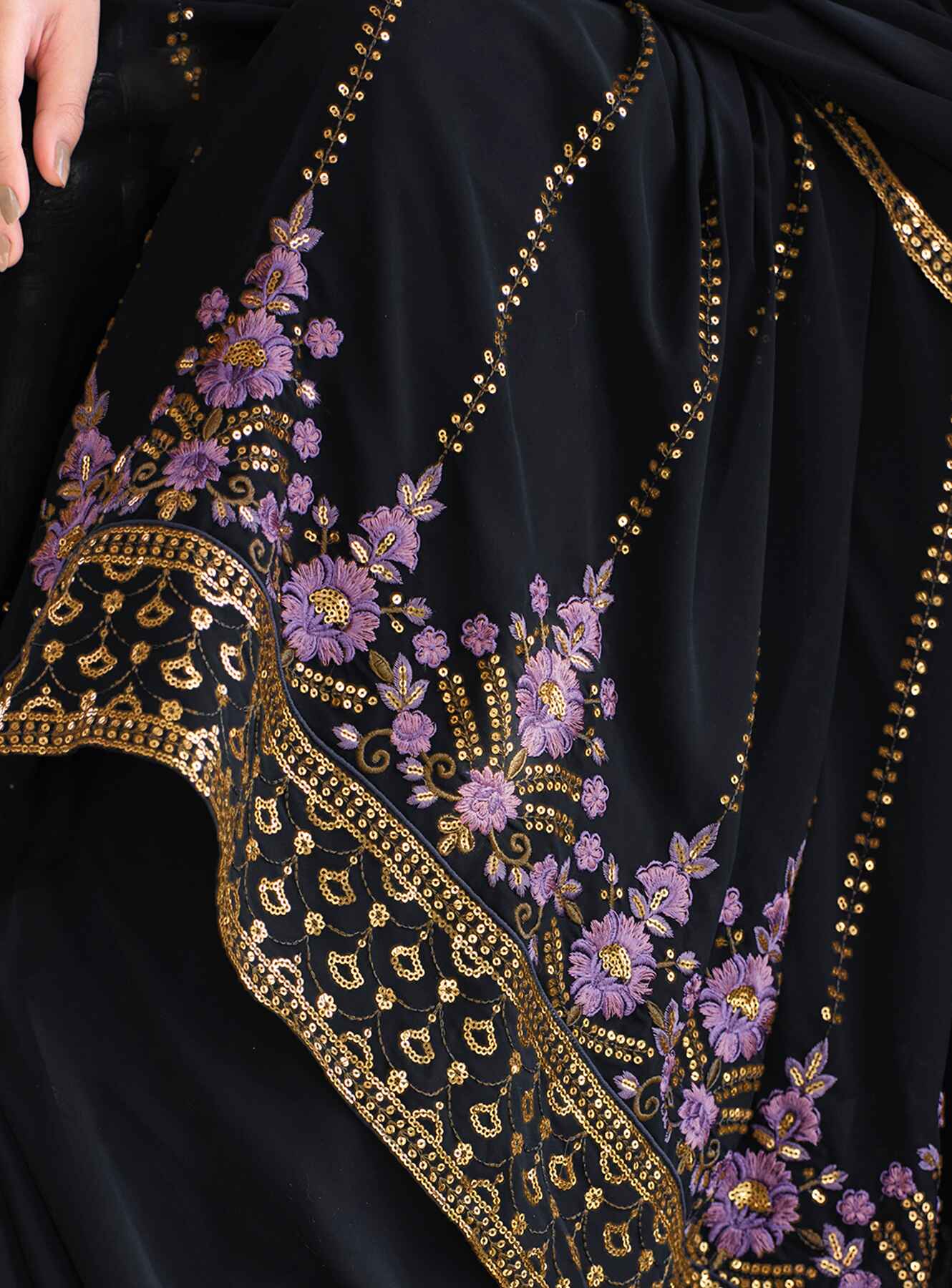Georgette Zardosi Shisha Embroidery Pakistani Salwar Suit