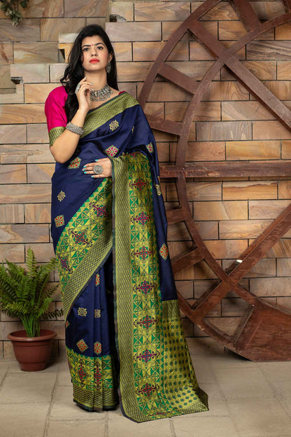 Banarasi Printed Weaving Silk Saree