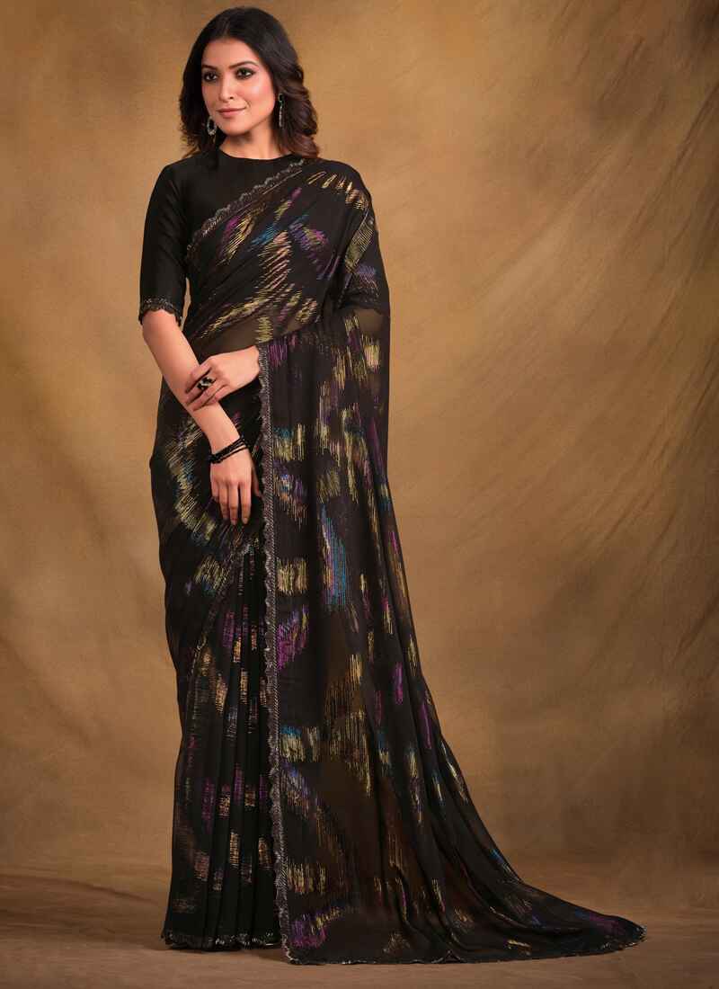 Designer Silk Georgette Sarees