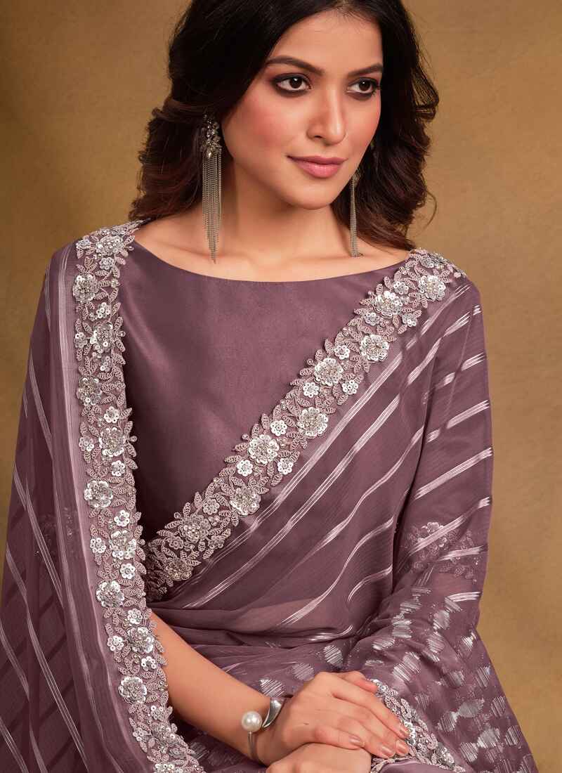 Designer Silk Georgette Sarees