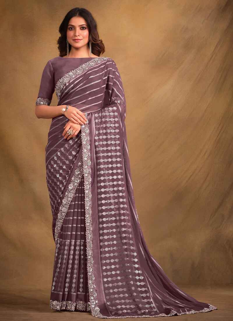 Designer Silk Georgette Sarees